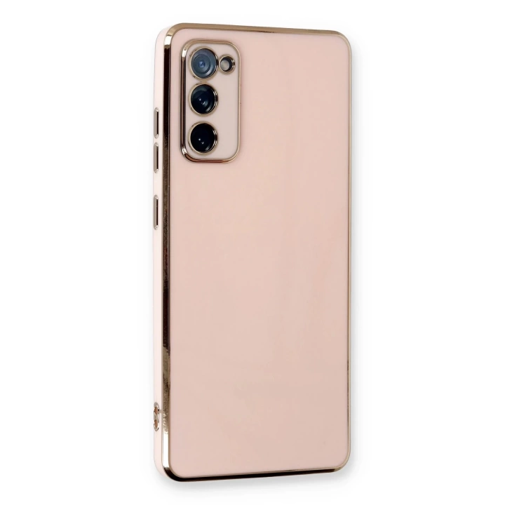 BFS  Samsung Galaxy S20 FE Kılıf Volet Silikon - Pembe