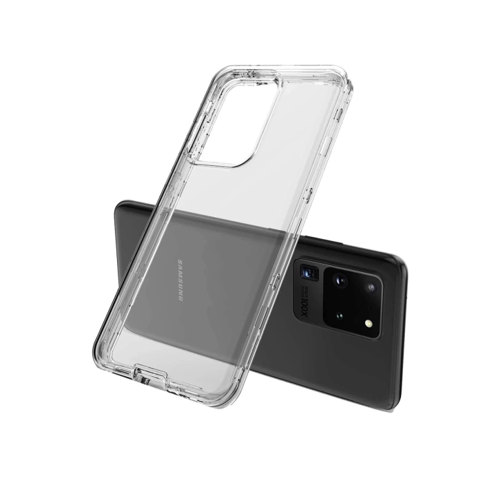 BFS  Samsung Galaxy S20 Kılıf Lüx Şeffaf Silikon