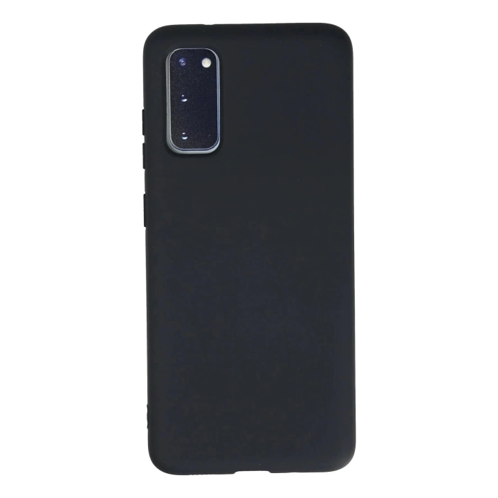 BFS  Samsung Galaxy S20 Kılıf Nano içi Kadife Silikon - Lacivert