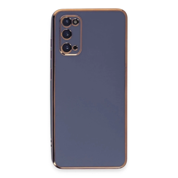 BFS  Samsung Galaxy S20 Kılıf Volet Silikon - Mavi