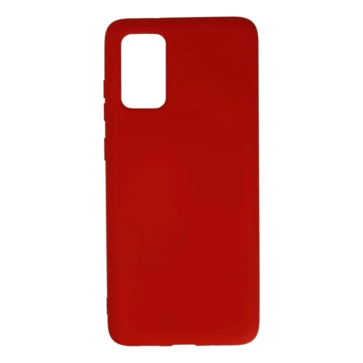 BFS  Samsung Galaxy S20 Plus Kılıf Nano içi Kadife Silikon - Kırmızı