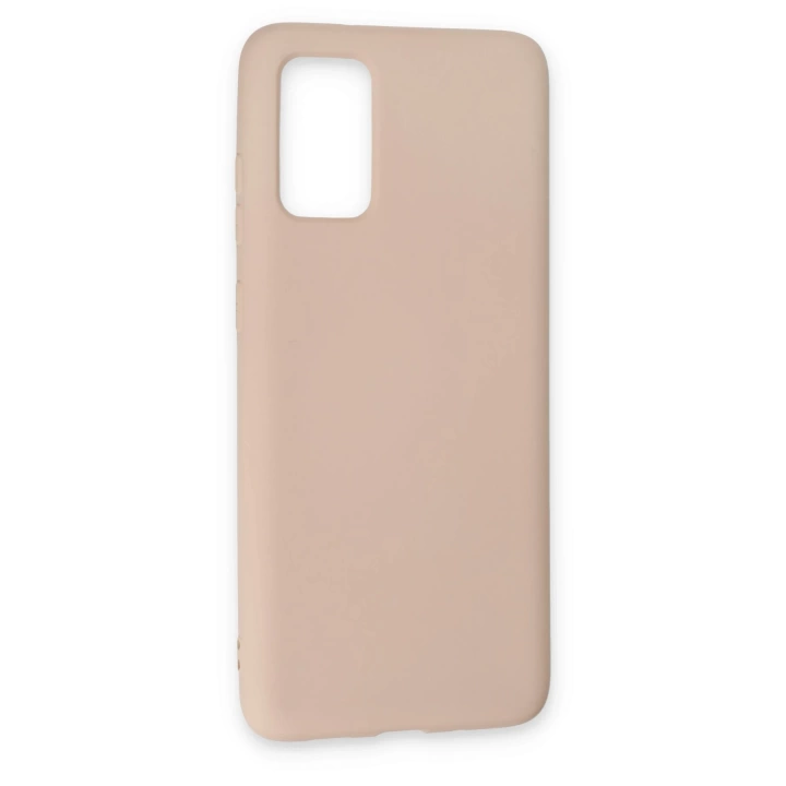 BFS  Samsung Galaxy S20 Plus Kılıf Nano içi Kadife Silikon - Pudra