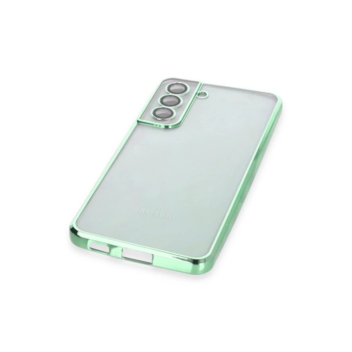 BFS  Samsung Galaxy S21 FE Kılıf Razer Lensli Silikon - Yeşil