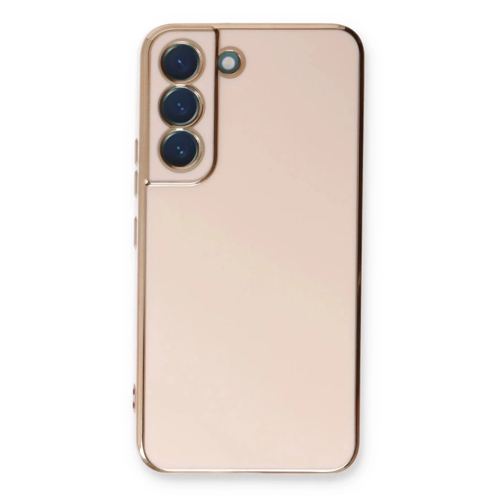 BFS  Samsung Galaxy S21 FE Kılıf Volet Silikon - Pembe