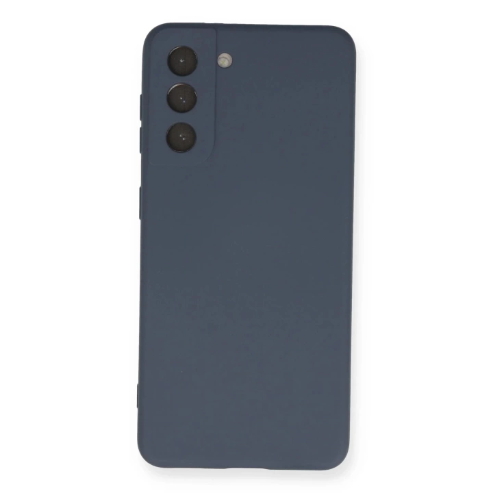 BFS  Samsung Galaxy S21 Kılıf Nano içi Kadife Silikon - Gri