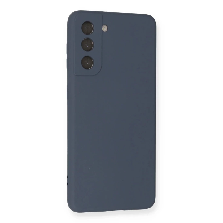 BFS  Samsung Galaxy S21 Kılıf Nano içi Kadife Silikon - Gri
