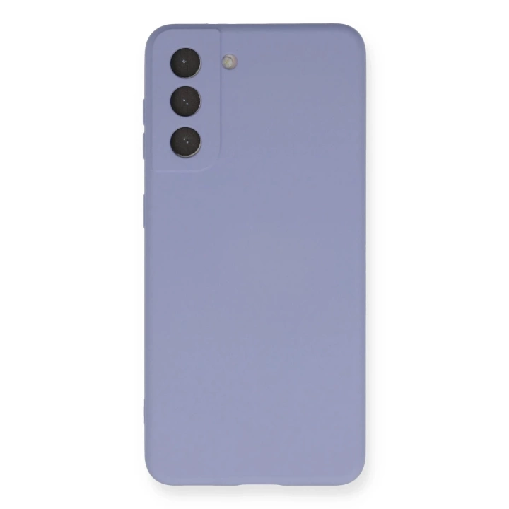 BFS  Samsung Galaxy S21 Kılıf Nano içi Kadife Silikon - Lila