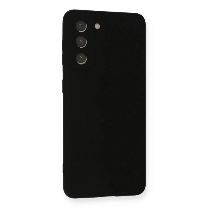 BFS  Samsung Galaxy S21 Kılıf Nano içi Kadife Silikon - Siyah