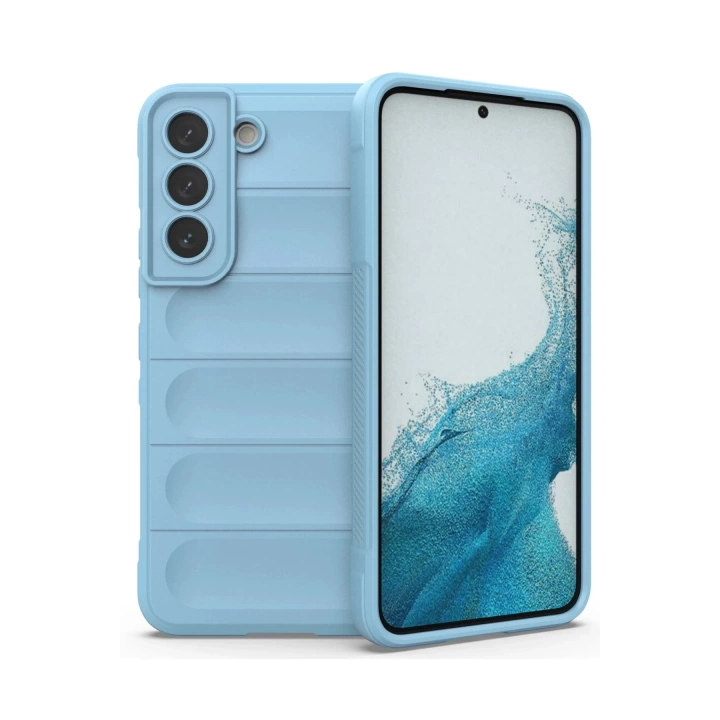BFS  Samsung Galaxy S21 Kılıf Optimum Silikon - Sky Blue