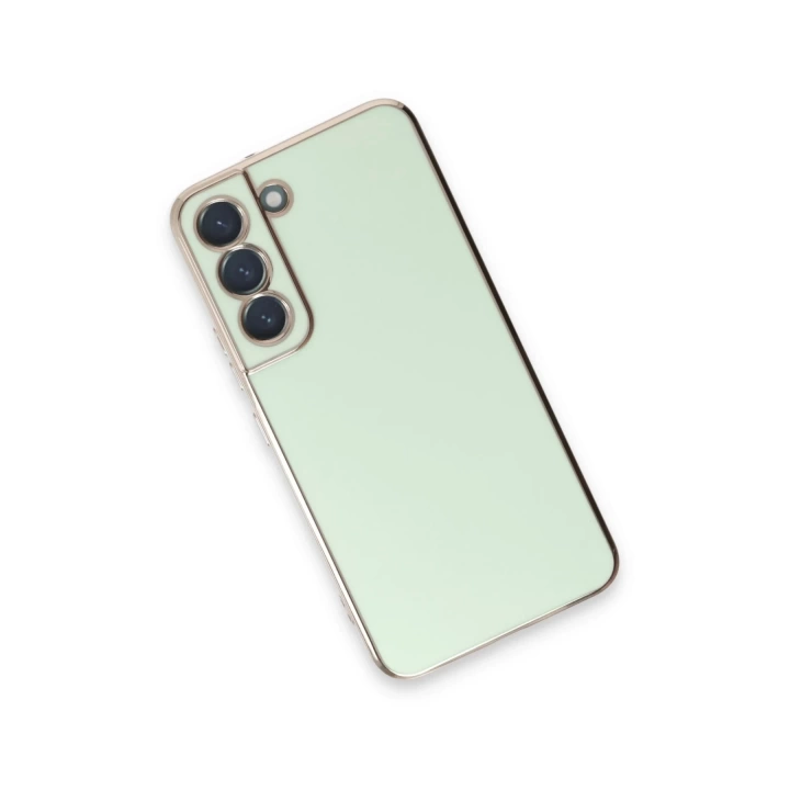 BFS  Samsung Galaxy S21 Kılıf Volet Silikon - Açık Yeşil