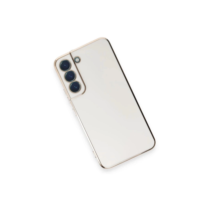 BFS Samsung Galaxy S21 Kılıf Volet Silikon - Beyaz