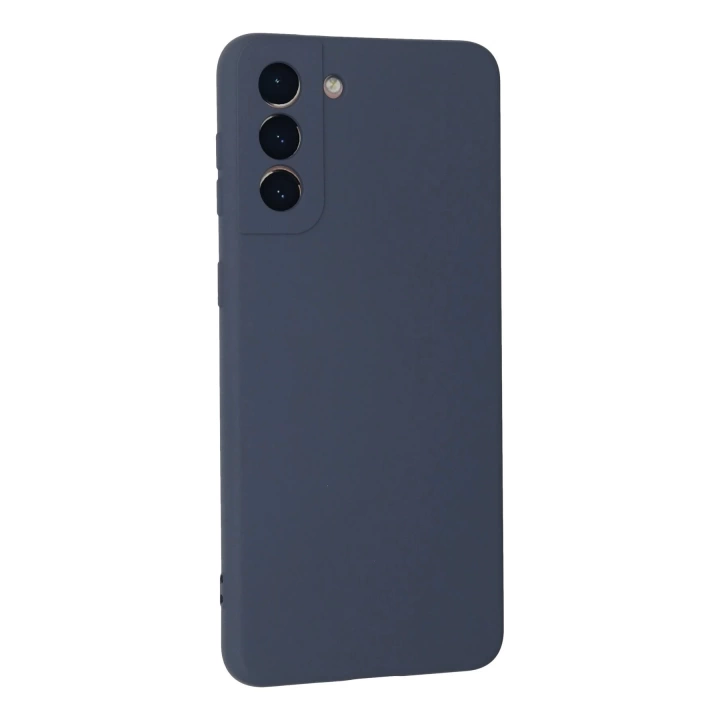 BFS  Samsung Galaxy S21 Plus Kılıf Nano içi Kadife Silikon - Gri