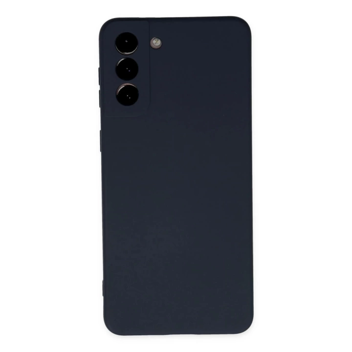 BFS  Samsung Galaxy S21 Plus Kılıf Nano içi Kadife Silikon - Lacivert