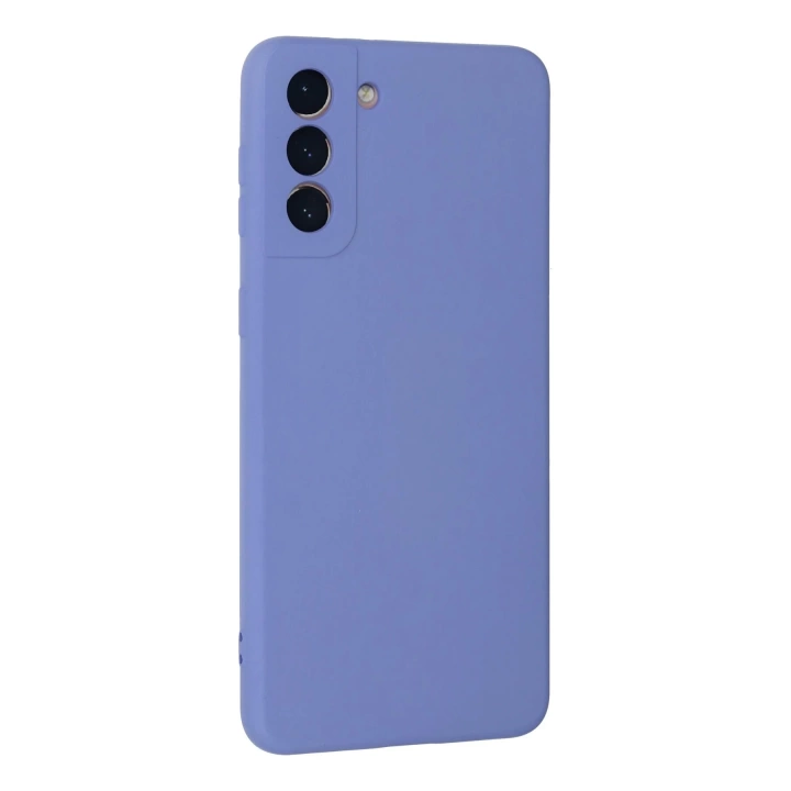BFS  Samsung Galaxy S21 Plus Kılıf Nano içi Kadife Silikon - Lila