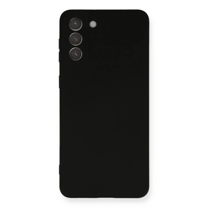 BFS  Samsung Galaxy S21 Plus Kılıf Nano içi Kadife Silikon - Siyah