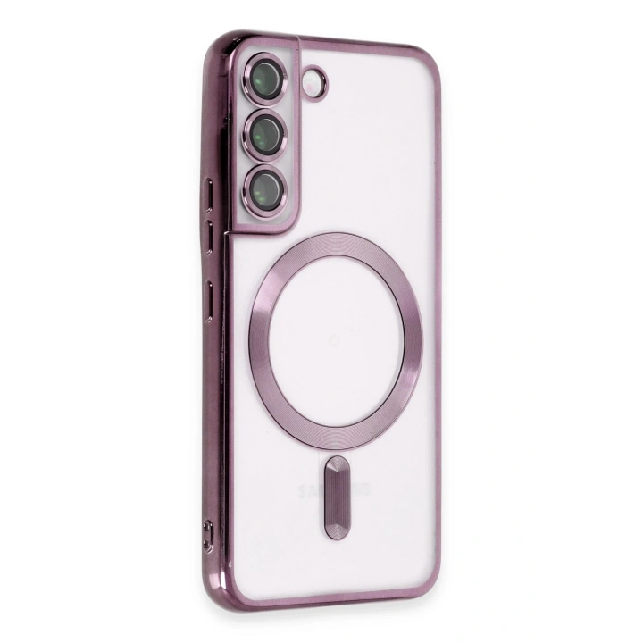 BFS  Samsung Galaxy S22 Kılıf Kross Magneticsafe Kapak - Mor