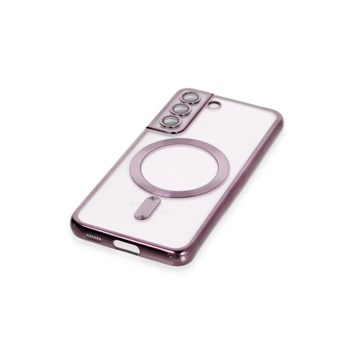 BFS  Samsung Galaxy S22 Kılıf Kross Magneticsafe Kapak - Mor