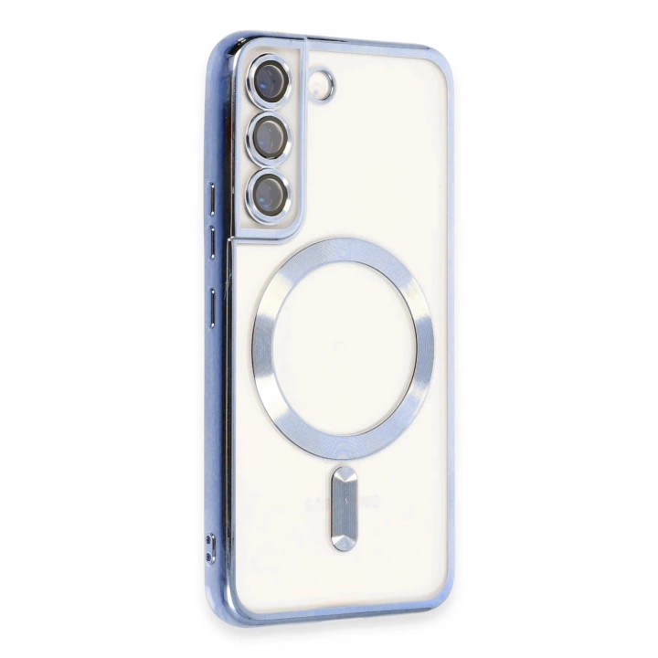 BFS  Samsung Galaxy S22 Kılıf Kross Magneticsafe Kapak - Sierra Blue