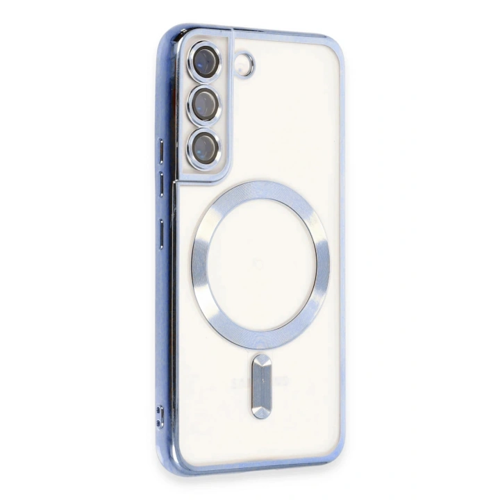 BFS Samsung Galaxy S22 Kılıf Kross Magneticsafe Kapak - Sierra Blue