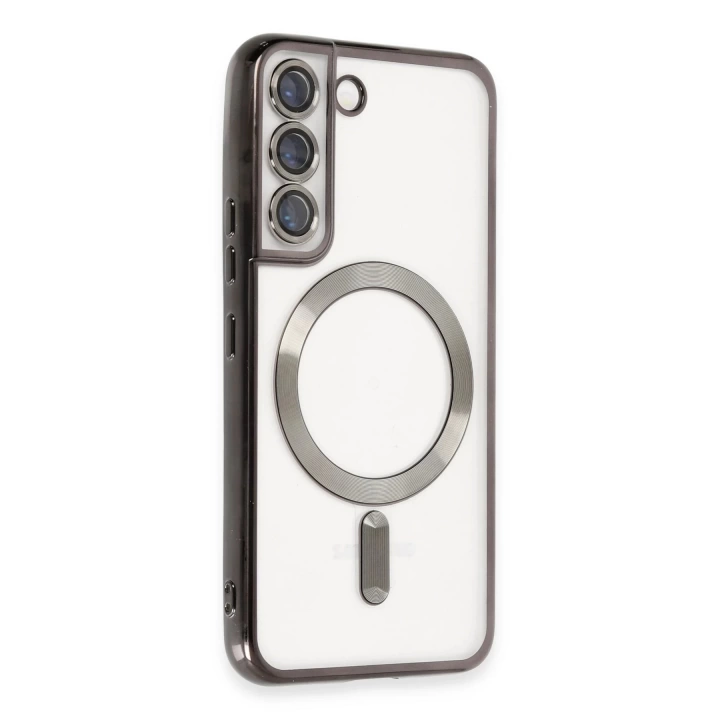 BFS  Samsung Galaxy S22 Kılıf Kross Magneticsafe Kapak - Siyah