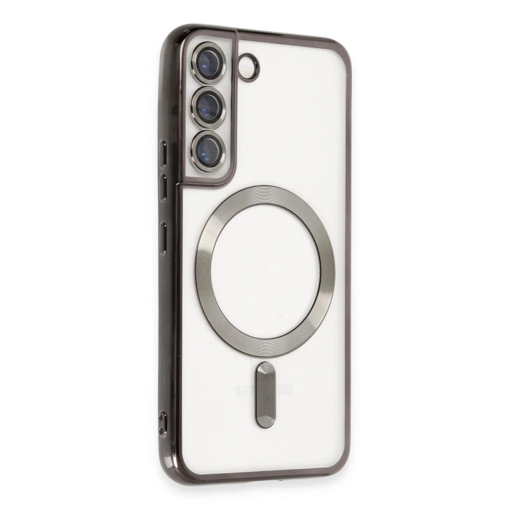 BFS Samsung Galaxy S22 Kılıf Kross Magneticsafe Kapak - Siyah