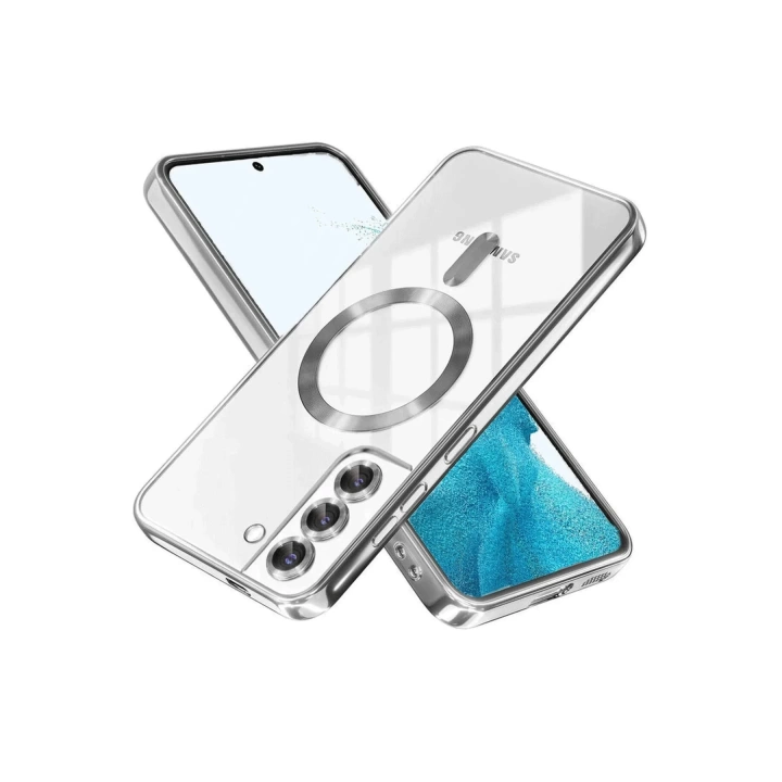 BFS  Samsung Galaxy S22 Kılıf Kross Magneticsafe Kapak - Titan Gri