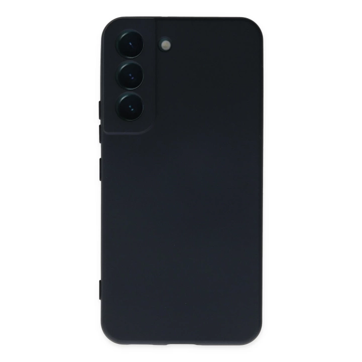 BFS  Samsung Galaxy S22 Kılıf Nano içi Kadife Silikon - Lacivert