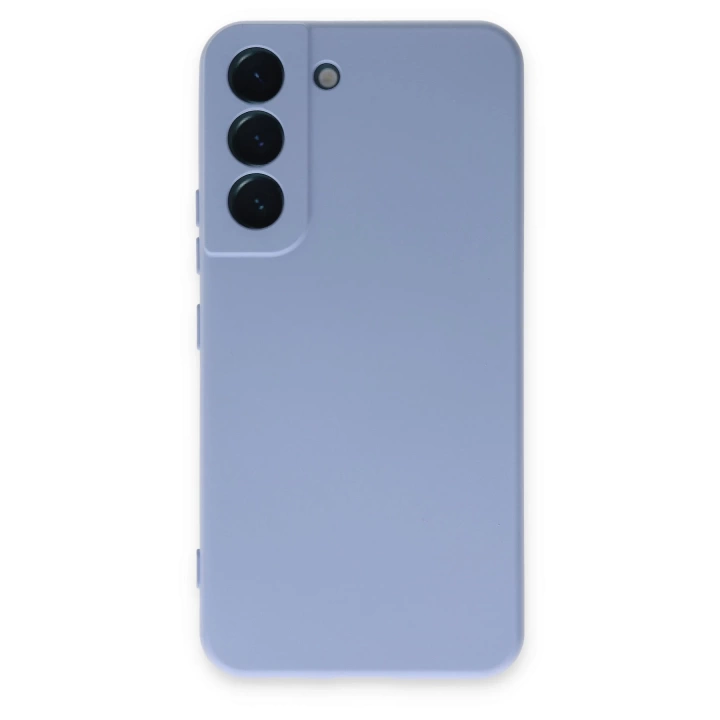 BFS  Samsung Galaxy S22 Kılıf Nano içi Kadife Silikon - Lila