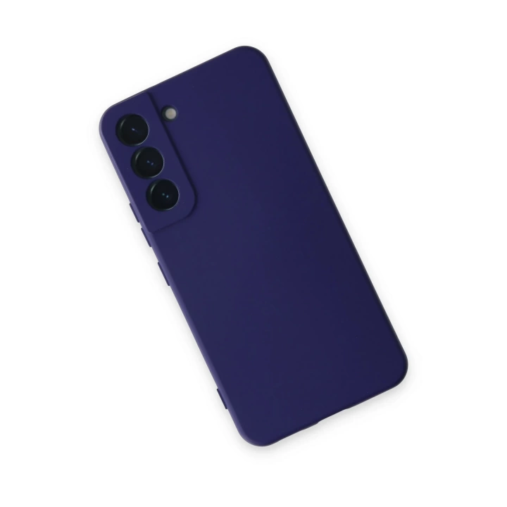 BFS  Samsung Galaxy S22 Kılıf Nano içi Kadife Silikon - Mor