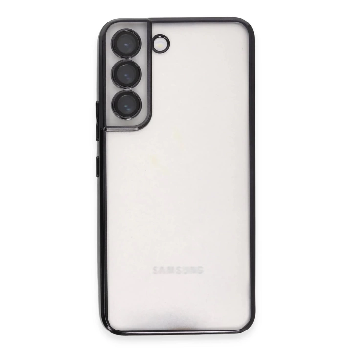 BFS  Samsung Galaxy S22 Kılıf Razer Lensli Silikon - Siyah