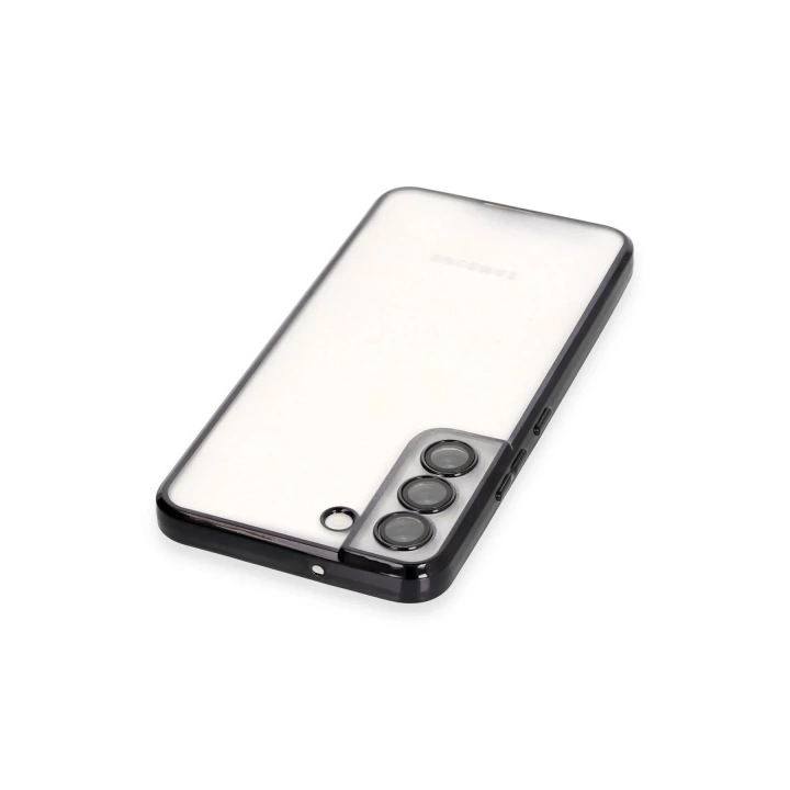 BFS  Samsung Galaxy S22 Kılıf Razer Lensli Silikon - Siyah