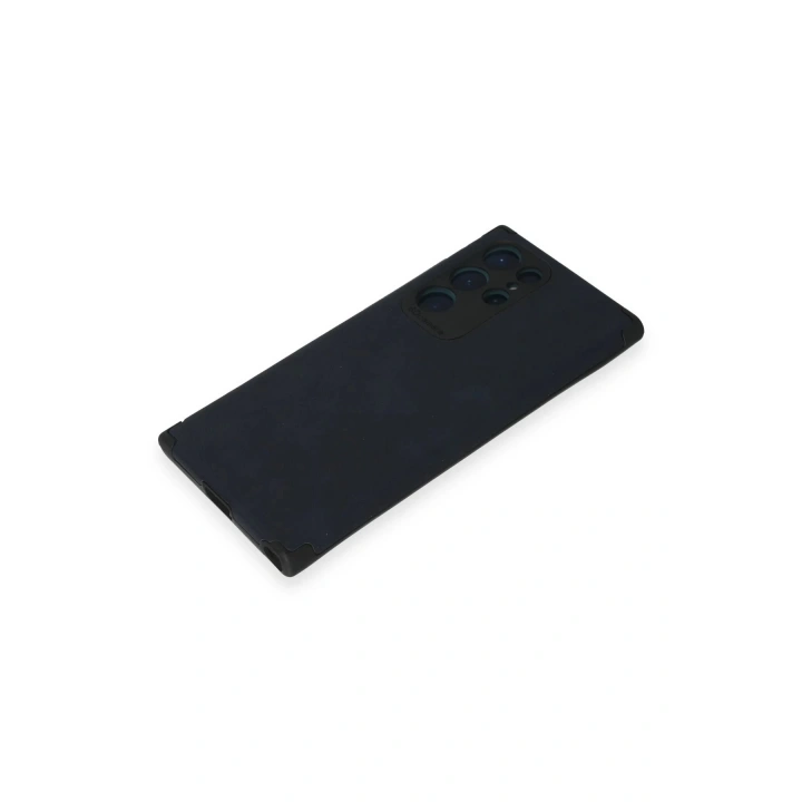 BFS Samsung Galaxy S22 Ultra Kılıf Loop Deri Silikon - Lacivert
