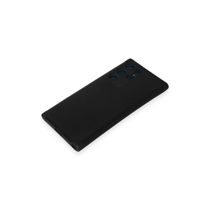BFS  Samsung Galaxy S22 Ultra Kılıf Loop Deri Silikon - Siyah