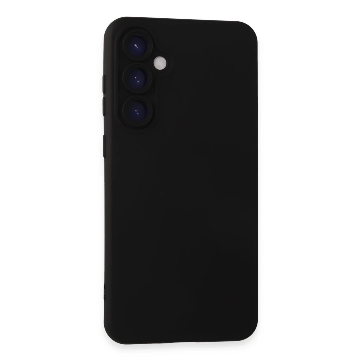 BFS  Samsung Galaxy S23 FE Kılıf Nano içi Kadife Silikon - Siyah