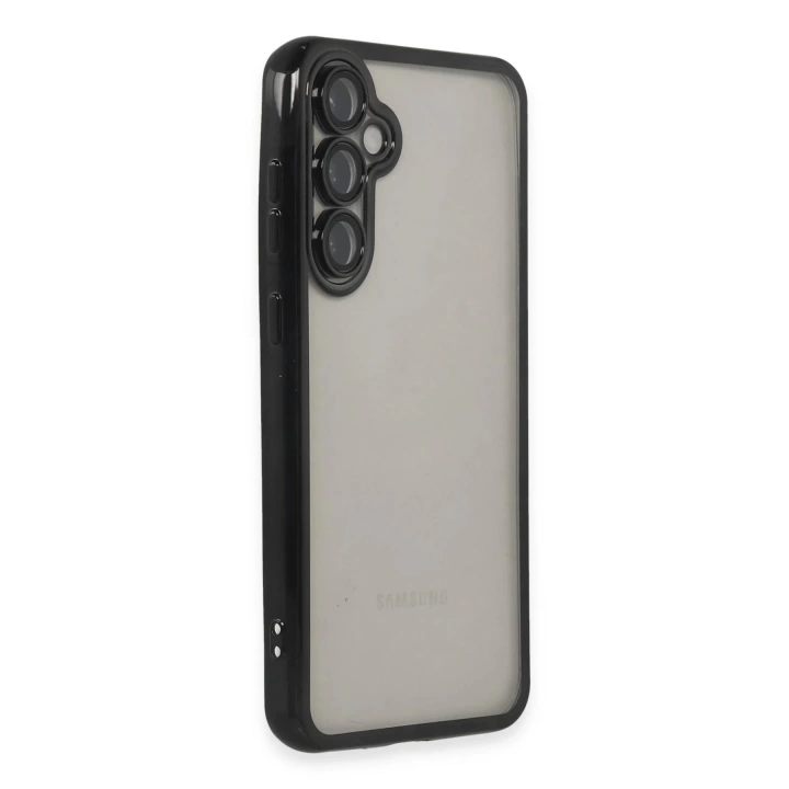 BFS  Samsung Galaxy S23 FE Kılıf Razer Lensli Silikon - Siyah