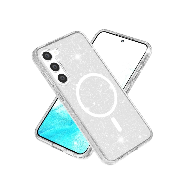 BFS  Samsung Galaxy S23 Kılıf Glow Magsafe Kapak - Şeffaf