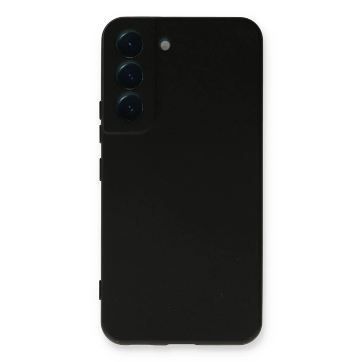 BFS  Samsung Galaxy S23 Kılıf Nano içi Kadife Silikon - Siyah