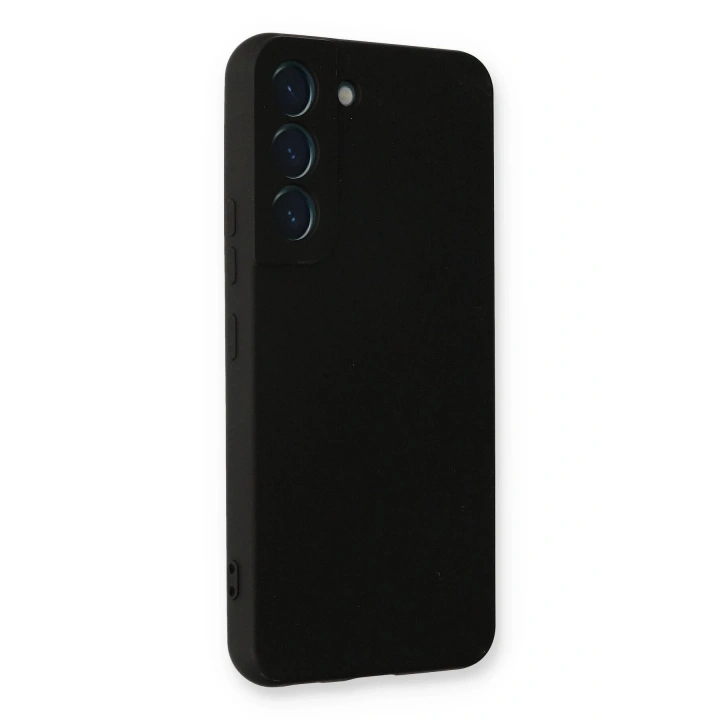 BFS  Samsung Galaxy S23 Kılıf Nano içi Kadife Silikon - Siyah