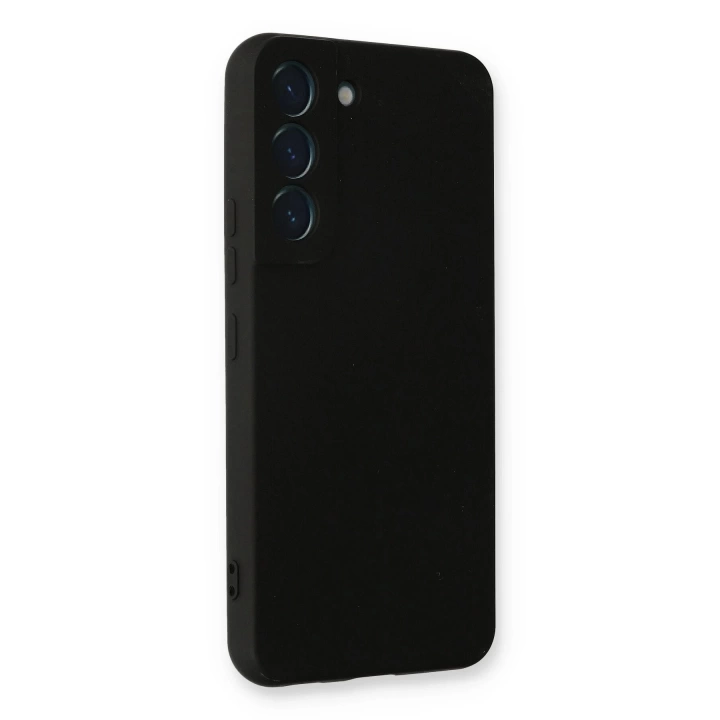 BFS  Samsung Galaxy S23 Kılıf Nano içi Kadife Silikon - Siyah