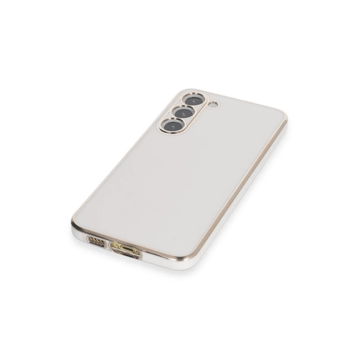 BFS  Samsung Galaxy S23 Kılıf Volet Silikon - Beyaz