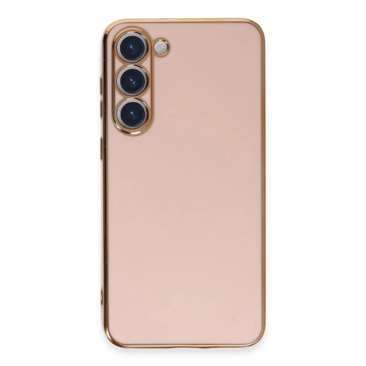 BFS Samsung Galaxy S23 Kılıf Volet Silikon - Pembe
