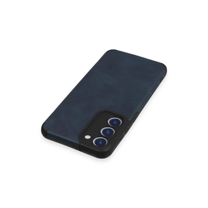 BFS  Samsung Galaxy S23 Plus Kılıf Loop Deri Silikon - Lacivert