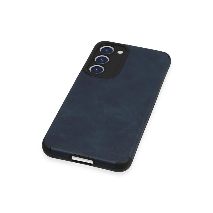 BFS  Samsung Galaxy S23 Plus Kılıf Loop Deri Silikon - Lacivert