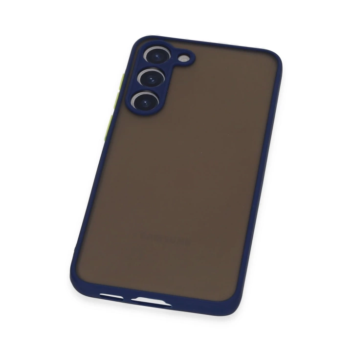BFS  Samsung Galaxy S23 Plus Kılıf Montreal Silikon Kapak - Lacivert
