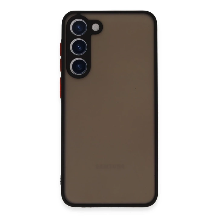 BFS  Samsung Galaxy S23 Plus Kılıf Montreal Silikon Kapak - Siyah