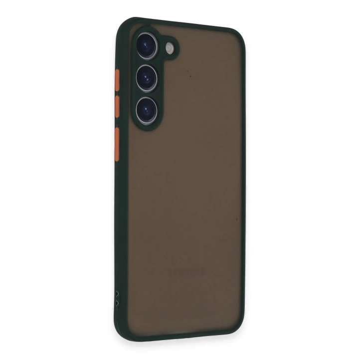 BFS  Samsung Galaxy S23 Plus Kılıf Montreal Silikon Kapak - Yeşil