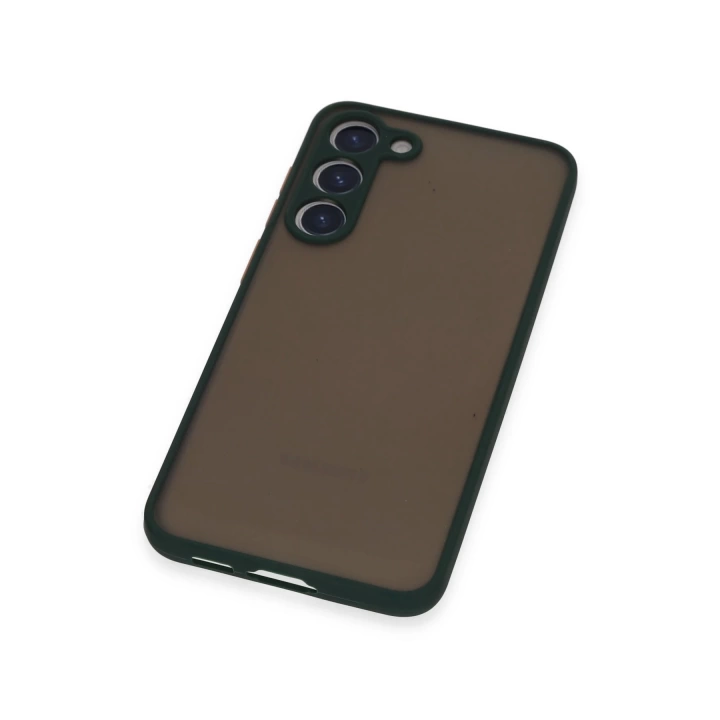 BFS  Samsung Galaxy S23 Plus Kılıf Montreal Silikon Kapak - Yeşil