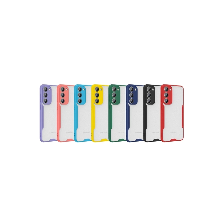 BFS  Samsung Galaxy S23 Plus Kılıf Platin Silikon - Lila