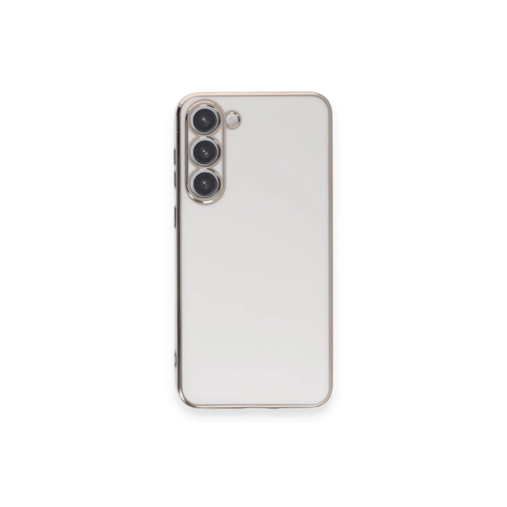 BFS  Samsung Galaxy S23 Plus Kılıf Volet Silikon - Beyaz