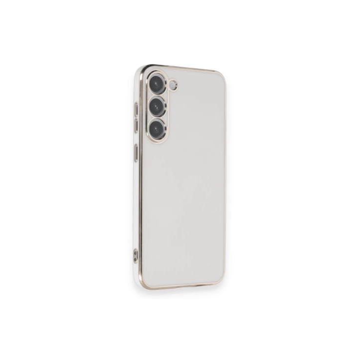 BFS  Samsung Galaxy S23 Plus Kılıf Volet Silikon - Beyaz